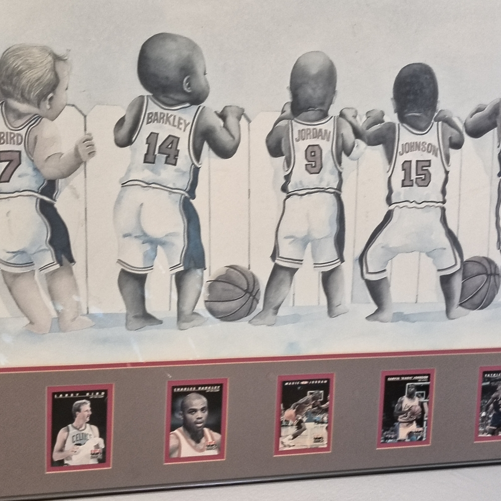 Vintage Basketball Legends Art Print